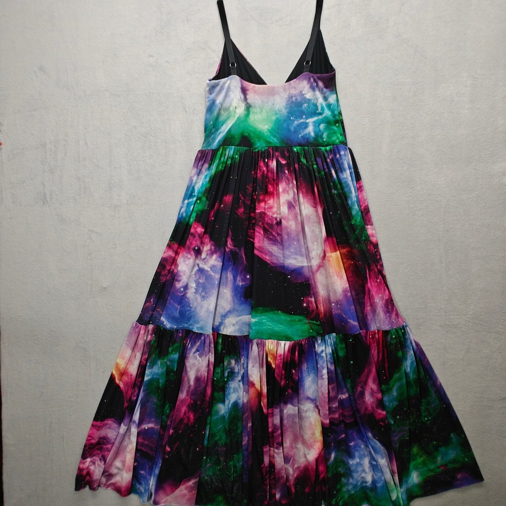 BlackMilk Galaxy Butterfly Sheer Midaxi Dress Womens XXS‎ Mesh Tiered Flowy - Picture 9 of 12